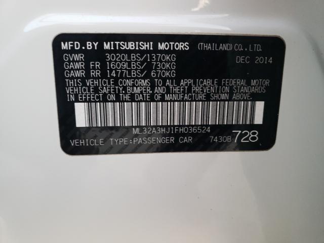 2015 MITSUBISHI MIRAGE DE ML32A3HJ1FH036524