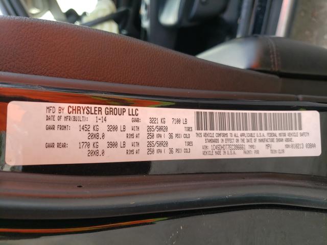 2014 DODGE DURANGO LI 1C4SDHDT7EC396661