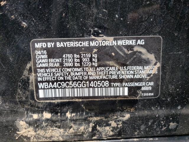 2016 BMW 428 XI GRA WBA4C9C56GG140508