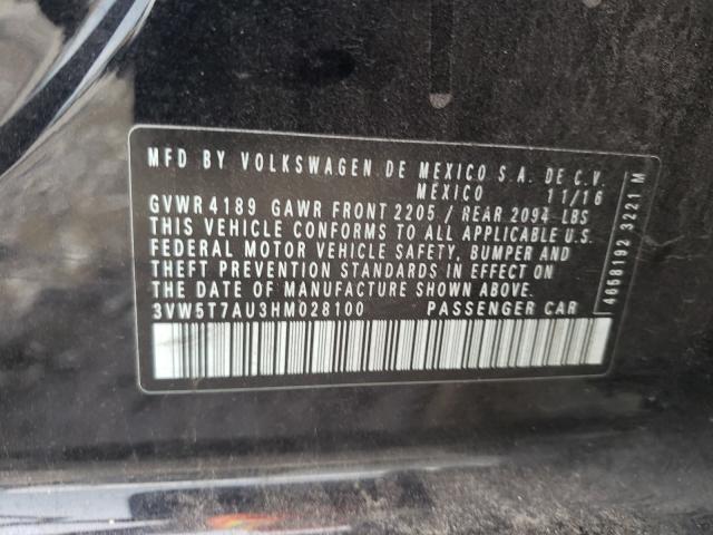 2017 VOLKSWAGEN GTI S 3VW5T7AU3HM028100