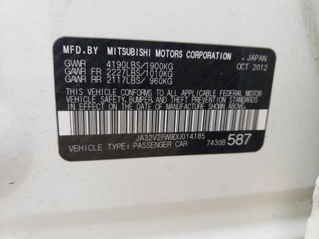 2013 MITSUBISHI LANCER SE JA32V2FW9DU014185