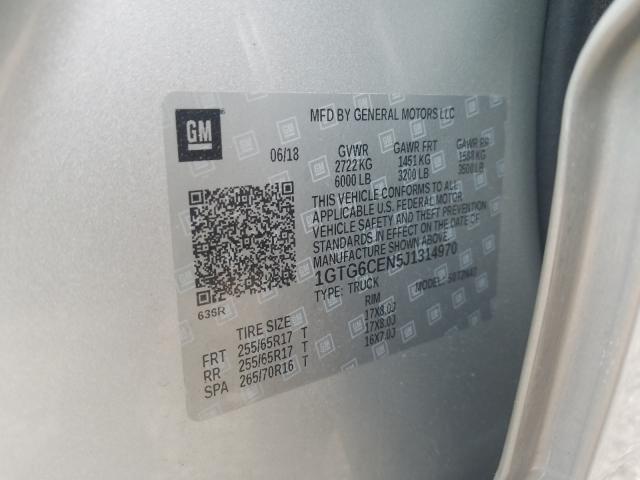 2018 GMC CANYON SLE 1GTG6CEN5J1314970