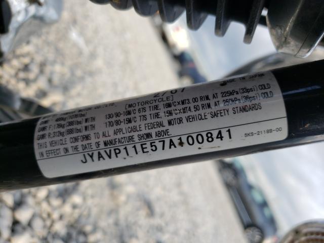 2007 YAMAHA XVS1100 JYAVP11E57A100841