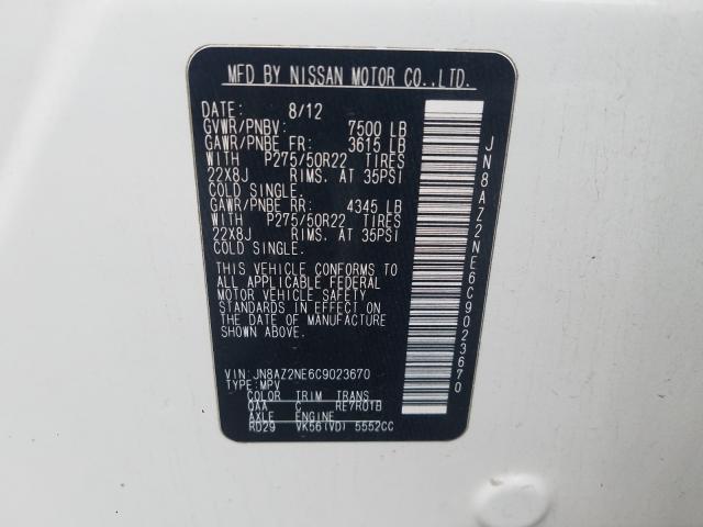 2012 INFINITI QX56 JN8AZ2NE6C9023670