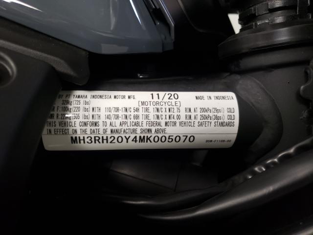 2021 YAMAHA MT-03 MH3RH20Y4MK005070