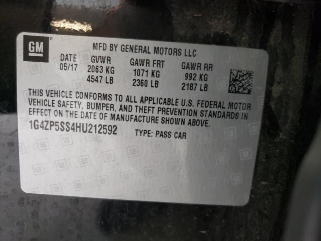 2017 BUICK LACROSSE E 1G4ZP5SS4HU212592
