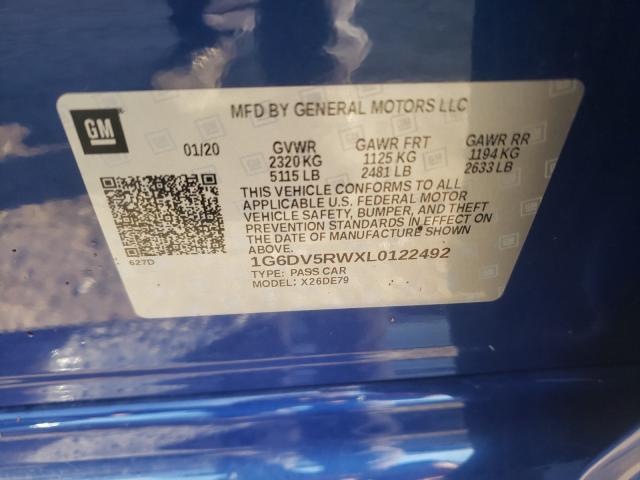 2020 CADILLAC CT5-V - 1G6DV5RWXL0122492