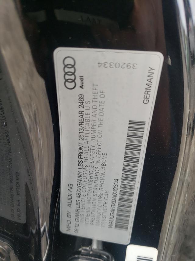 2013 AUDI S5 PREMIUM WAUGGAFRXDA030304