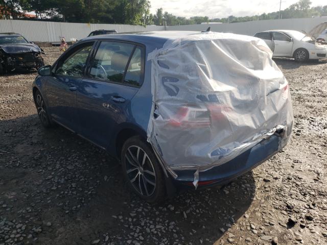 2016 VOLKSWAGEN GOLF S/SE 3VW217AU9GM028853