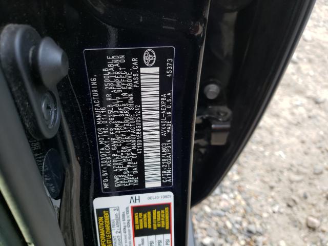 2016 TOYOTA AVALON HYB 4T1BD1EB8GU051242