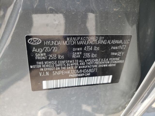 2021 HYUNDAI SONATA LIM 5NPEH4J20MH068071