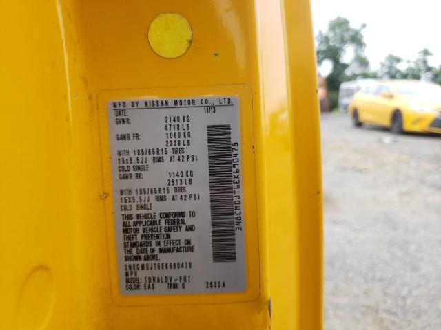 2014 NISSAN NV200 TAXI 3N8CM0JT6EK690478