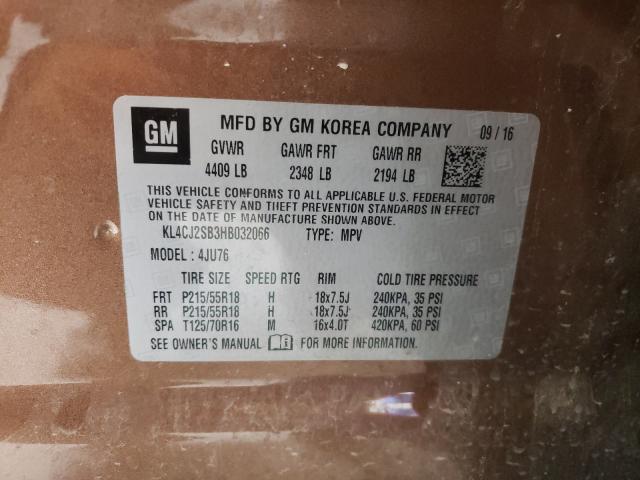2017 BUICK ENCORE SPO KL4CJ2SB3HB032066