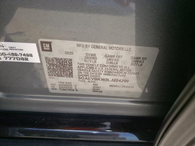 2020 BUICK ENCLAVE PR 5GAEVBKW3LJ224299