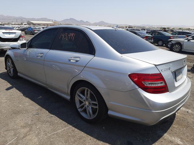 2012 MERCEDES-BENZ C 250 WDDGF4HB2CR217713