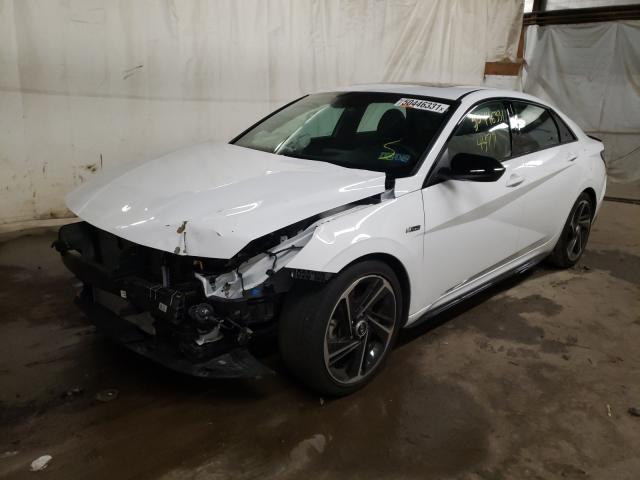 2021 HYUNDAI ELANTRA N KMHLR4AFXMU120993