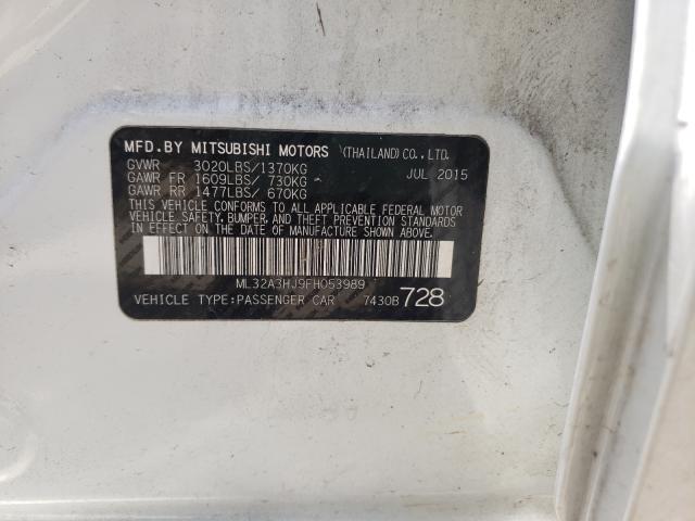 2015 MITSUBISHI MIRAGE DE ML32A3HJ9FH053989
