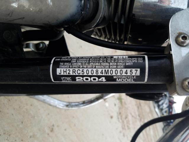 2004 HONDA VT750 C JH2RC50084M000457