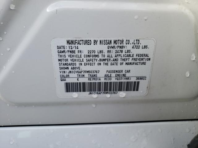 2015 INFINITI Q40 JN1CV6AP7FM503767