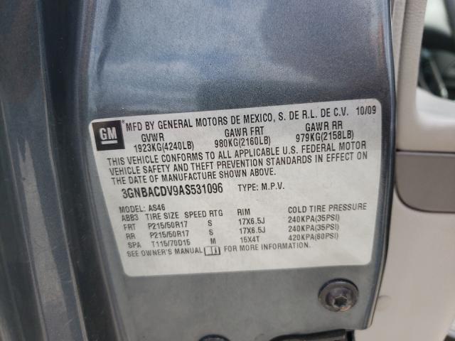 2010 CHEVROLET HHR 3GNBACDV9AS531096