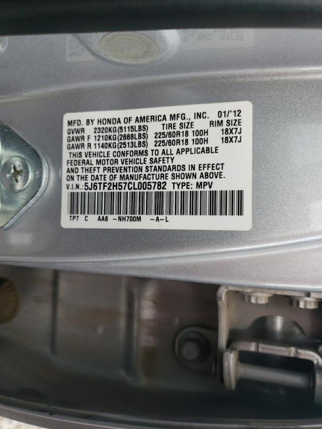 2012 HONDA CROSSTOUR 5J6TF2H57CL005782