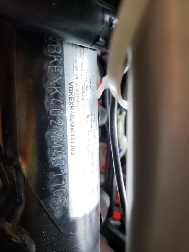 2021 KTM 500 EXC-F VBKEXK402MM431105