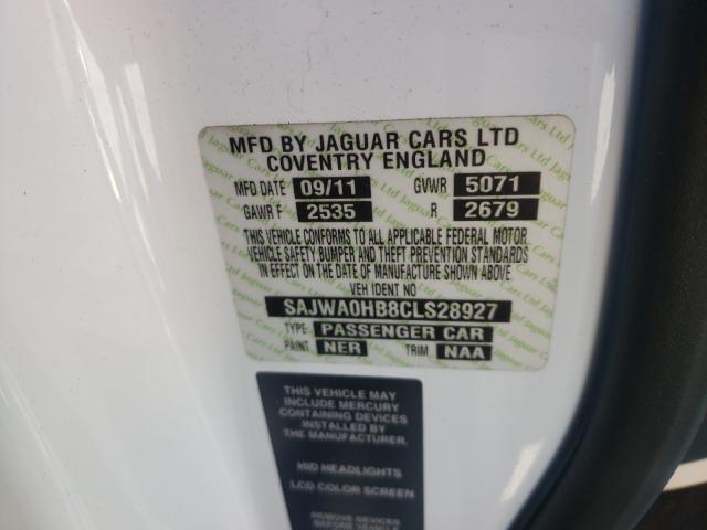 2012 JAGUAR XF PORTFOL SAJWA0HB8CLS28927