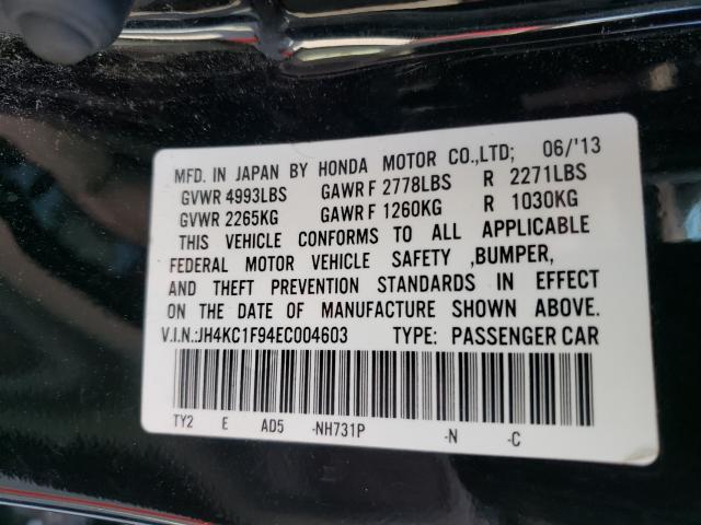 2014 ACURA RLX ADVANC JH4KC1F94EC004603