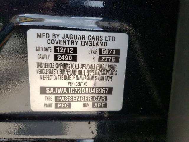 2013 JAGUAR XJ SAJWA1C73D8V46967