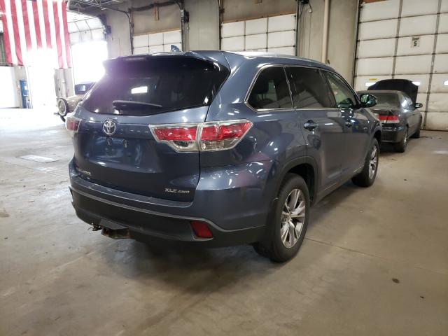 2015 TOYOTA HIGHLA XLE 5TDJKRFH7FS163282