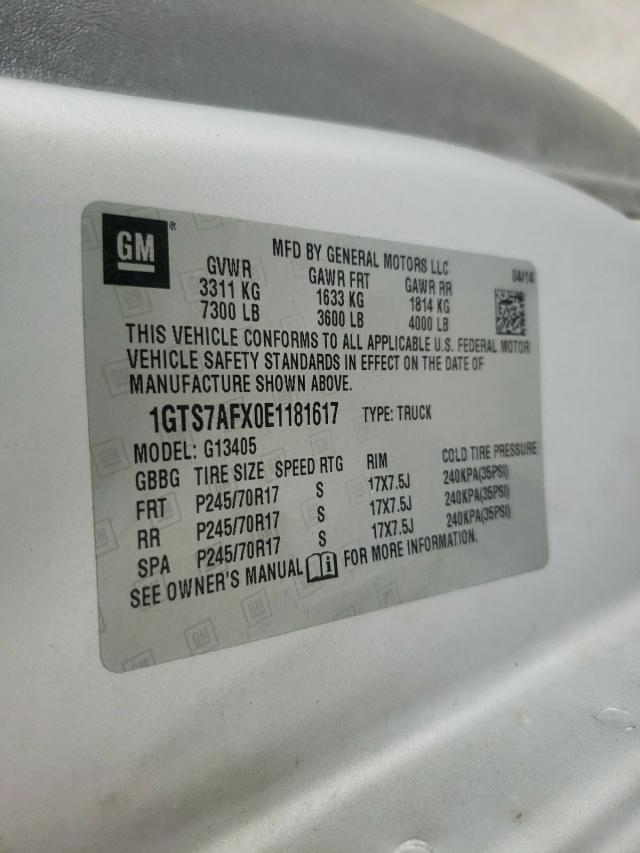 2014 GMC SAVANA G15 1GTS7AFX0E1181617