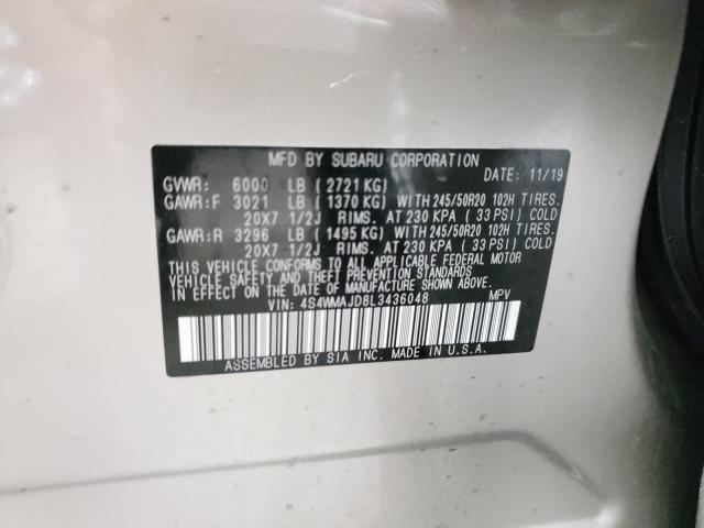 2020 SUBARU ASCENT LIM 4S4WMAJD8L3436048