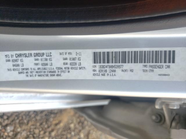 2011 DODGE AVENGER EX 1B3BD4FB0BN520977