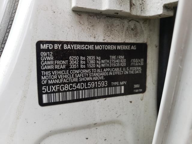2013 BMW X6 XDRIVE5 5UXFG8C54DL591593