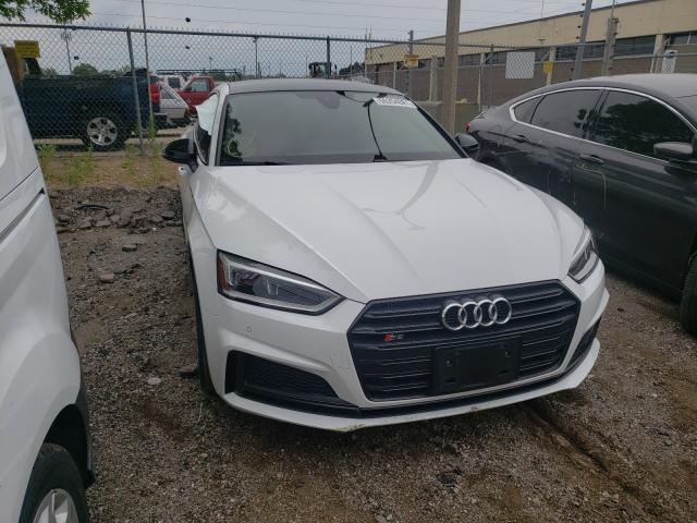 Salvage cars for sale from Copart Wheeling, IL: 2019 Audi S5 Premium