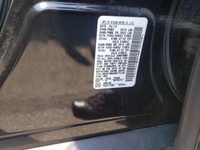 2013 INFINITI FX37 JN8CS1MW0DM175198