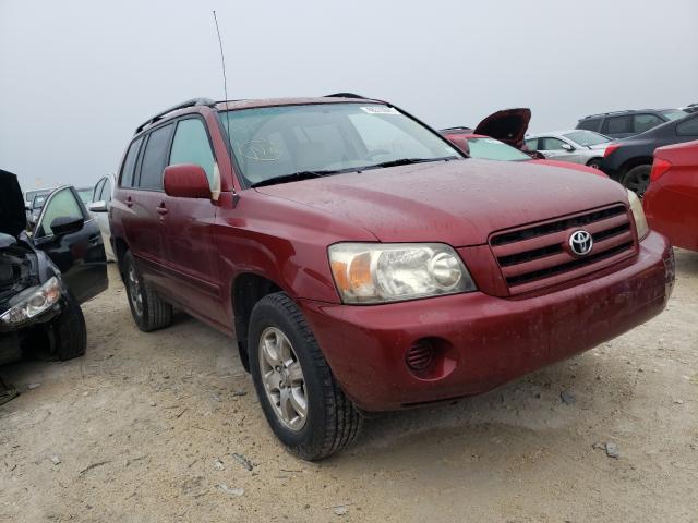 Salvage cars for sale from Copart New Braunfels, TX: 2006 Toyota Highlander