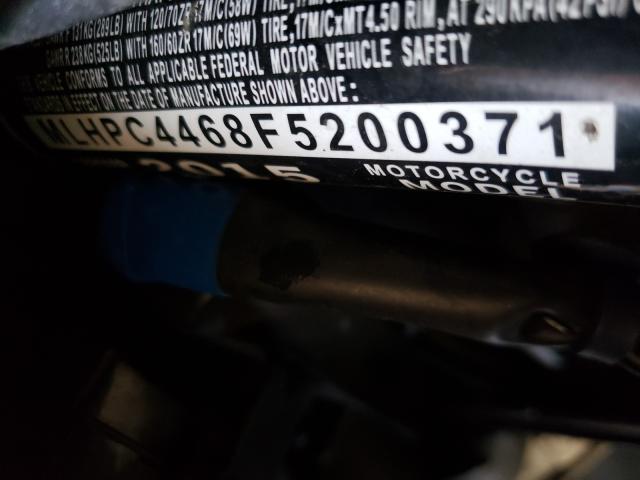 2015 HONDA CBR500 R MLHPC4468F5200371