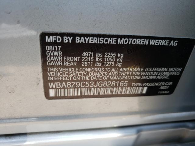 2018 BMW 330 XIGT WBA8Z9C53JG828165