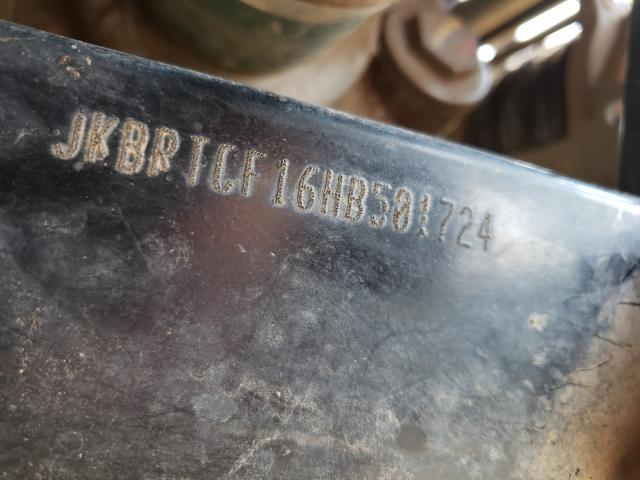 2017 KAWASAKI KRT800 F JKBRTCF16HB501724