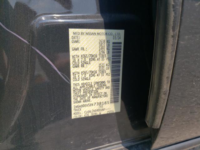 2014 NISSAN FRONTIER 1N6AD0EV5EN738185
