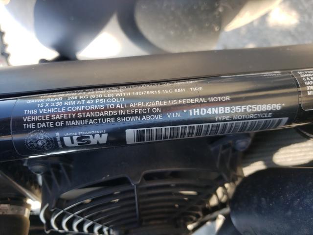 2015 HARLEY-DAVIDSON XG750 1HD4NBB35FC508606