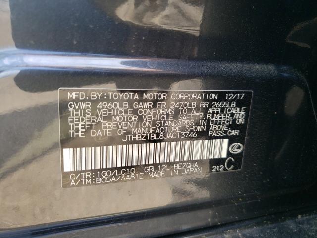 2018 LEXUS GS 350 BAS JTHBZ1BL8JA013746