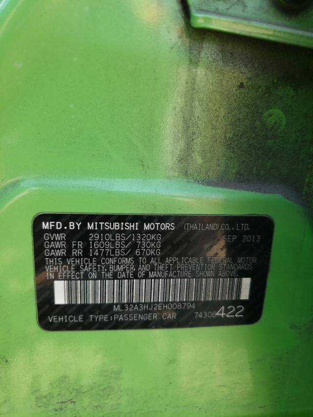 2014 MITSUBISHI MIRAGE DE ML32A3HJ2EH008794