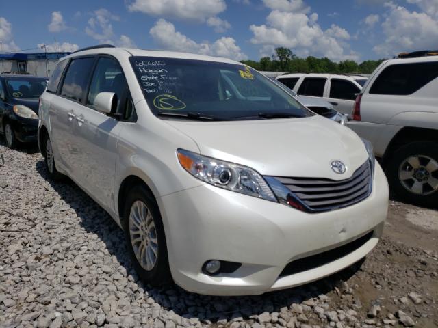 Salvage cars for sale from Copart Hueytown, AL: 2015 Toyota Sienna XLE