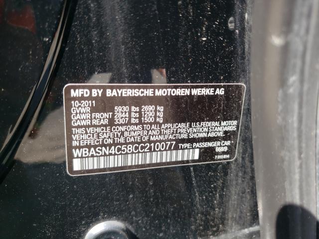 2012 BMW 550 IGT WBASN4C58CC210077