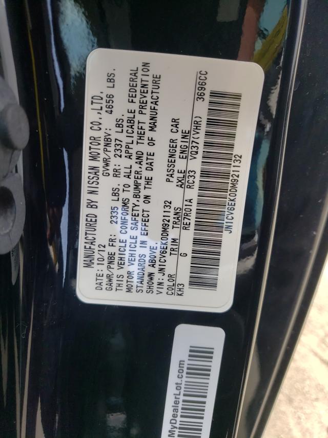 2013 INFINITI G37 JOURNE JN1CV6EK0DM921132
