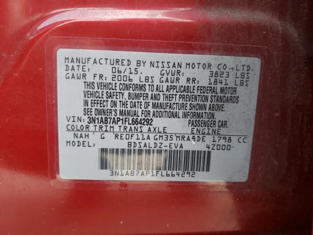 2015 NISSAN 200SX BASE 3N1AB7AP1FL664292