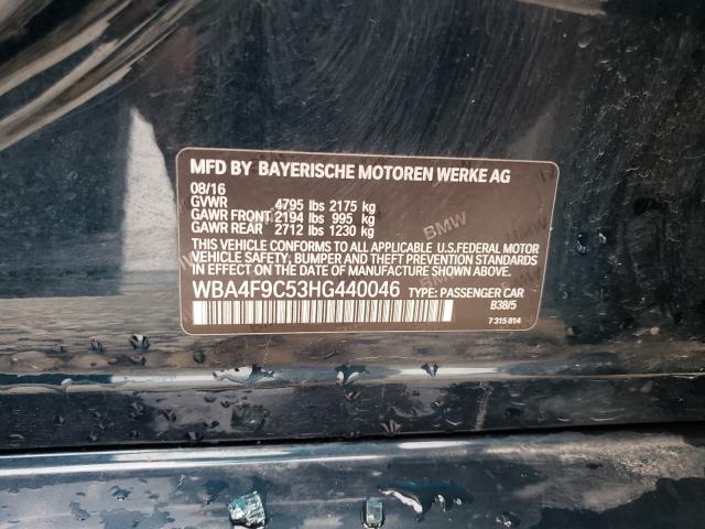 2017 BMW 430XI GRAN WBA4F9C53HG440046