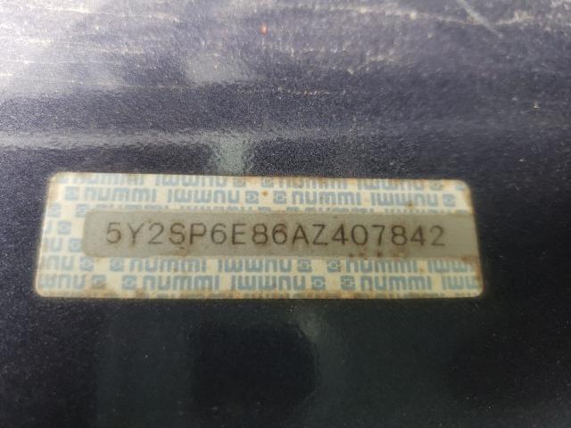 2010 PONTIAC VIBE 5Y2SP6E86AZ407842